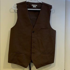 Brown Suit Vest
